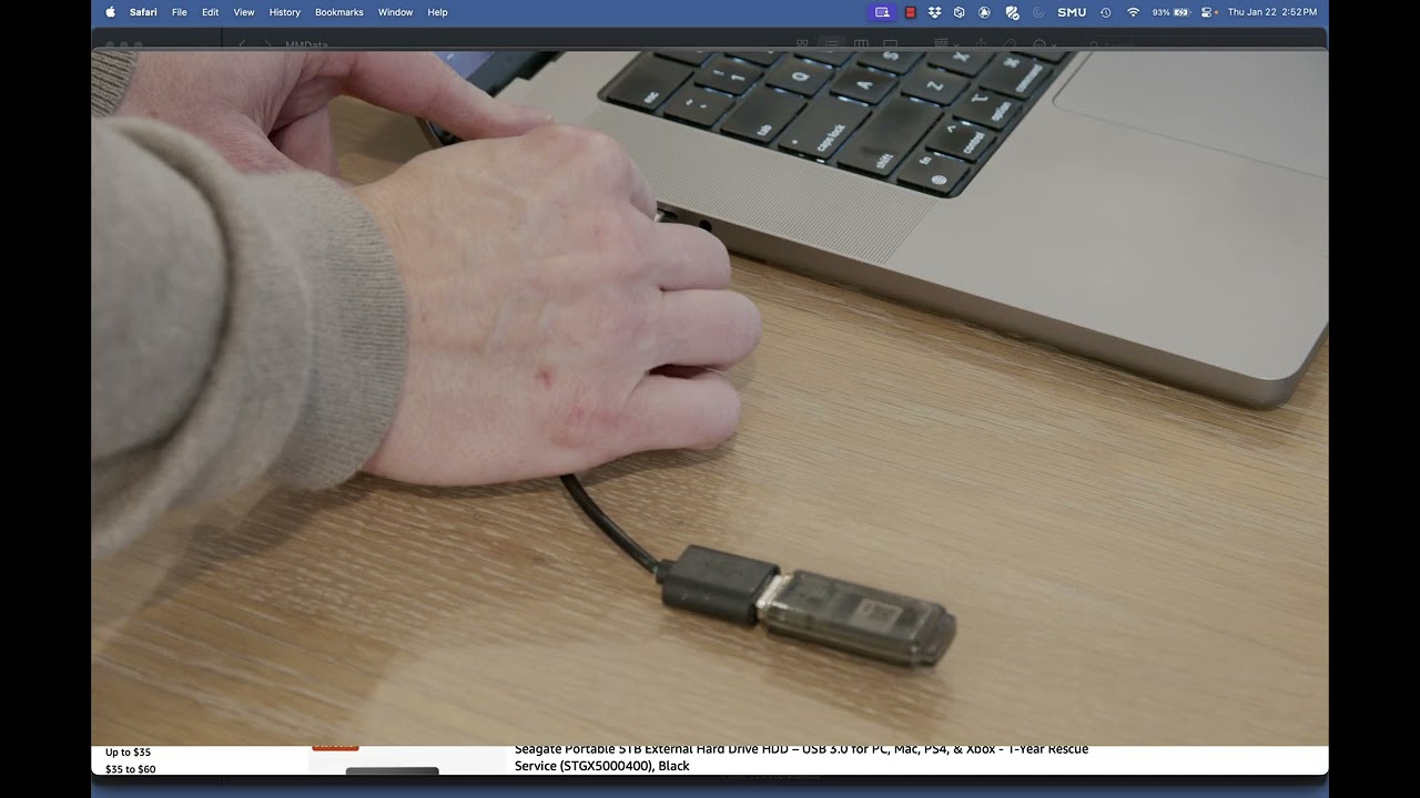 External drives and other computer basics for filmmaking