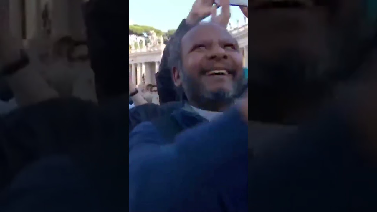 White smoke signals a new pope has been chosen, crowd erupts in cheers 