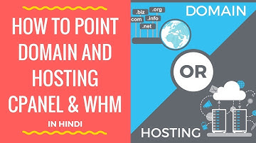 Domain and Hosting Setup & Point by NameServer | Basic Cpanel | WHM | in Hindi