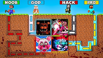 Minecraft - NOOB vs PRO vs HACKER vs GOD : SCARY PORTAL IN MAZE CHALLENGE ! AMV SHORT Animation
