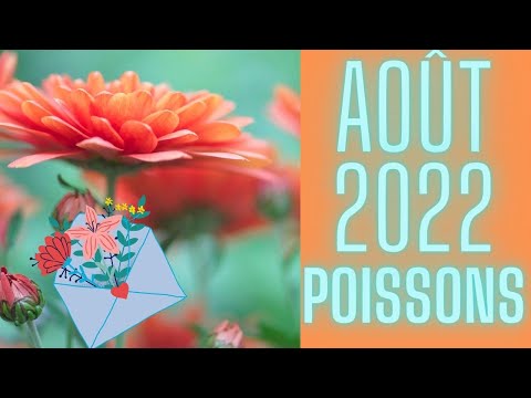 ??POISSONS AOÛT 2022: 