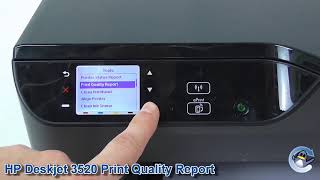 Maiden usikre audition HP Deskjet 3520: Print Quality Report - YouTube