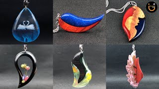 Resin art Most Amazing 6 styles of pendants jewelry Essence compilation 3 S71