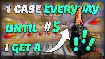 Opening 1 CSGO Case Everyday Until I Get A Knife #5