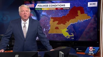 Foliage forecast: Peak colors in Northern New England