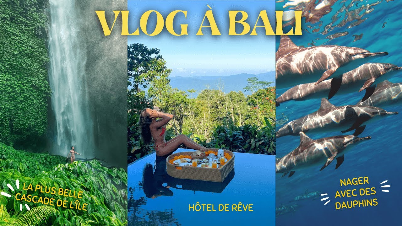BALI VLOG 2023 : ON TESTE LE MEILLEUR HÔTEL DE BALI 😱 (*ET ON NAGE AVEC DES DAUPHINS)