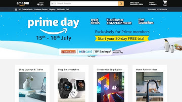 Amazon Shopping Website Clone Using Only HTML & CSS