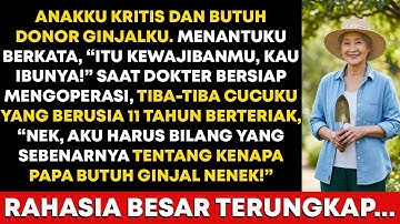 Aku Hampir Donor GINJAL ke Anakku, Sampai Cucuku Mengungkapkan Sebuah RAHASIA…