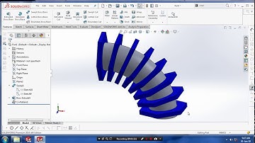 CURVE DRIVEN PATTERN IN SOLIDWORKS 2016