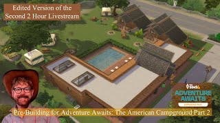 The Sims 4: Its Never Too Early to Build- American Campground Livestream Edit Part 2
#EACreatorNetwork Working early on my family campground build for the upcoming Adventure Awaits expansion pack for the Sims 4 based on the campgrounds my son and I stayed at during trips around the United States. Edit of my second 2 hour livestream for this build.
My Full Sims 4 Gallery: https://www.ea.com/games/the-sims/the-sims-4/pc/gallery/browse?category=all&searchtype=ea_origin_id&sortby=newest&time=all&searchquery=jasonsterlingRMC&max=50&maxis=false
I’m on several Social Media outlets-
Bluesky: https://bsky.app/profile/jasonsterling.bsky.social
Instagram: https://www.instagram.com/jasonanthonysterling/
Facebook: https://www.facebook.com/MyWorldofSims/
Twitter: https://x.com/JasonSterlingRM The Sims 4: Its Never Too Early to Build- American Campground Livestream Edit Part 2