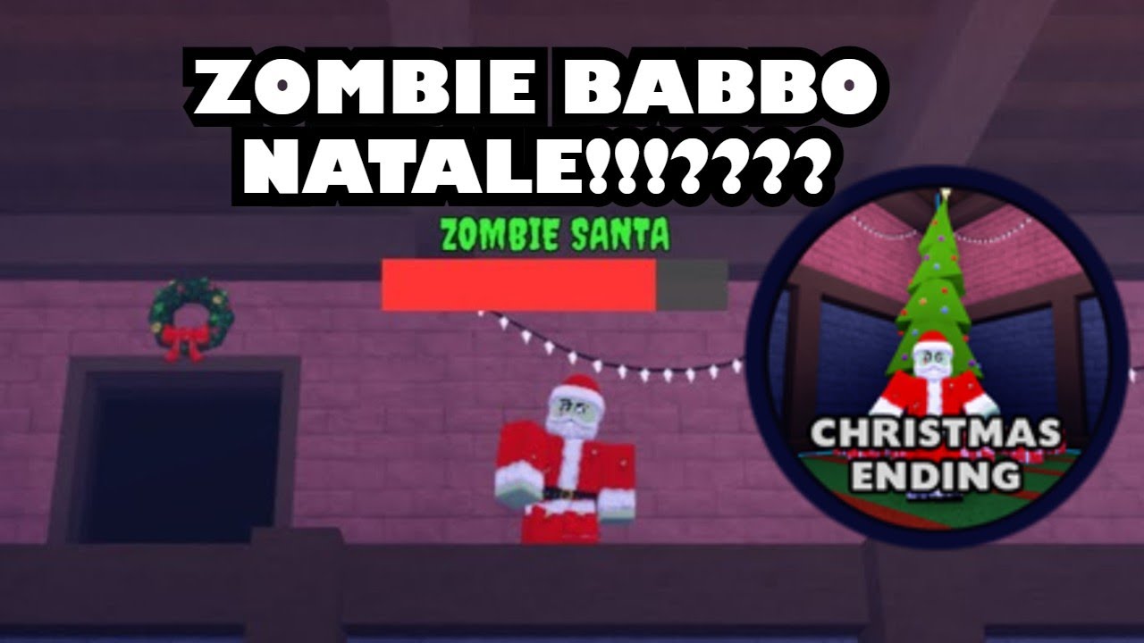 Sconfiggo Babbo Natale Zombie Roblox Field Trip Z Youtube