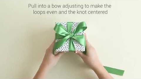 How To Make the Perfect Bow - Paper Source