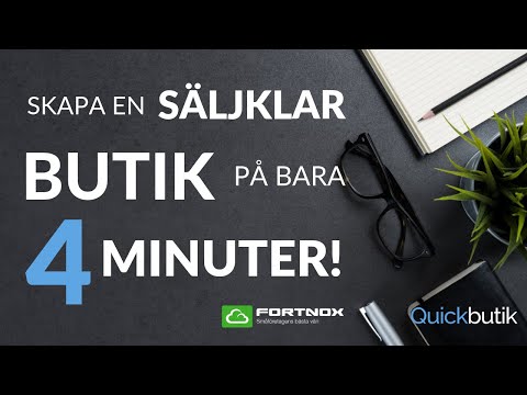 Starta webbutik för UF-företagare @ Quickbutik + Fortnox 2019