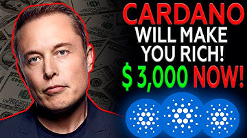 Elon Musk Says CARDANO Will Make You Rich? Cardano Price Prediction 2021