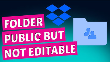 How to Make your Dropbox Folders Public but Not Editable (Step by Step)