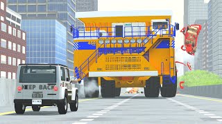 Giant Trucks #6 - BeamNG Drive | Crashes Plus