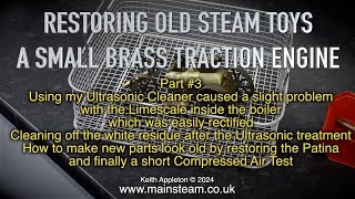 A SMALL BRASS TRACTION ENGINE - PART #3