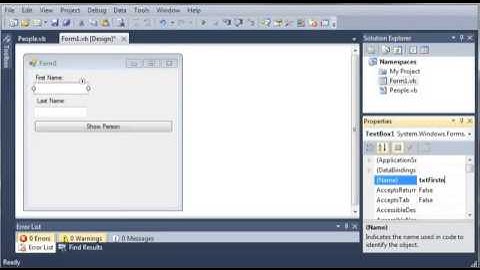 Visual Basic Tutorial   103   Accessing Classes in Namespace