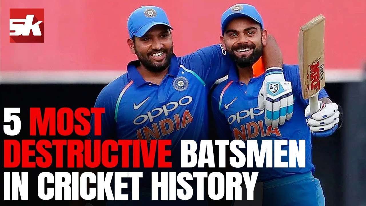 5 Most Destructive Batsmen In Cricket History | King Kohli - YouTube