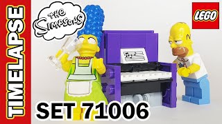 Lego The Simpsons House Time-Lapse Build Set 71006 - What Stop Motion Easter Eggs Can You Find?
