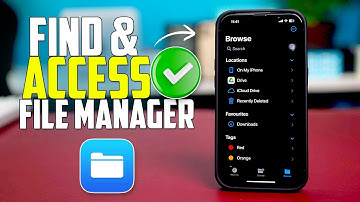 How to Find and Access the File Manager on iPhone | Locate Files App Easily