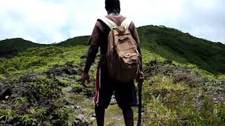 Hiking La Soufriere Volcano St. Vincent and the Grenadines 2017