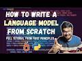 From Attention to Generative Language Models - One line of code at a time!