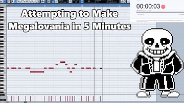 Attempting to Make Megalovania in 5 Minutes || Shady Cicada