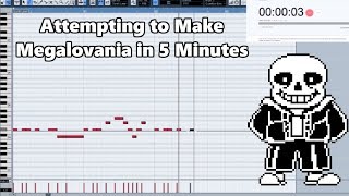 Video thumbnail of "Attempting to Make Megalovania in 5 Minutes || Shady Cicada"