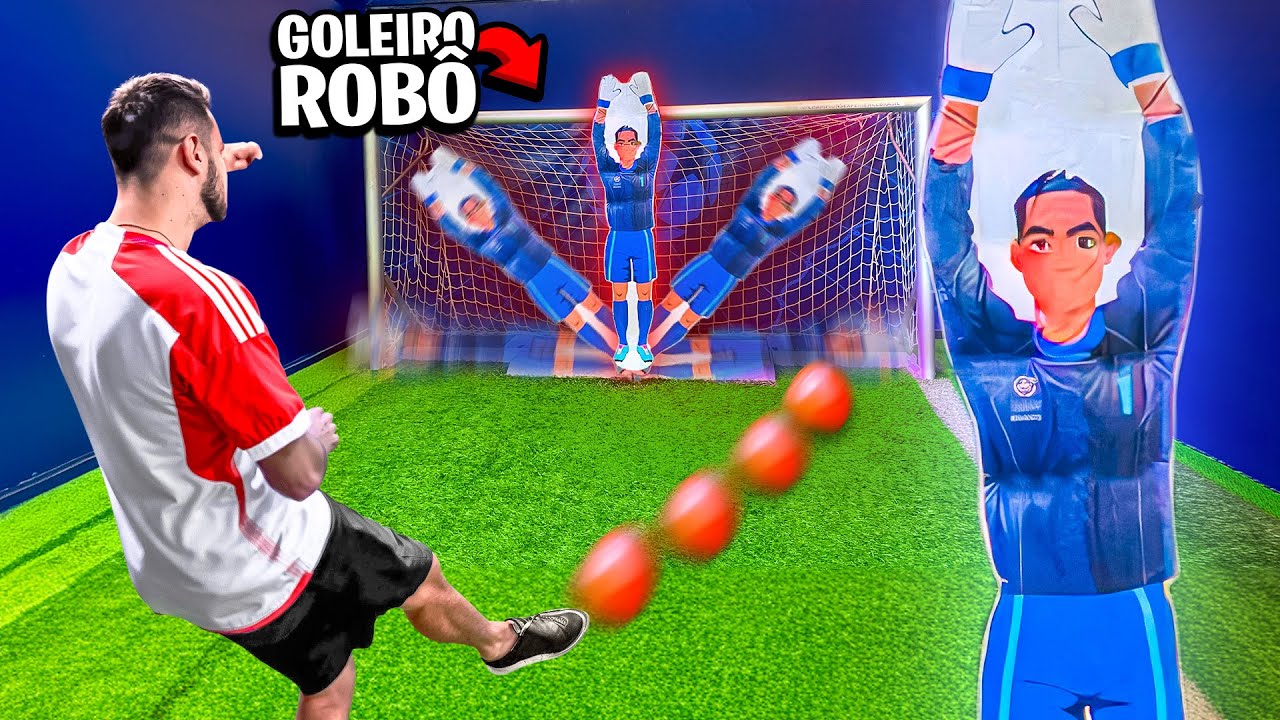 BUGUEI O GOLEIRO ROBÔ! O PESADELO DOS JOGADORES