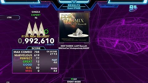 [SM5/DDR] DDR TAGMIX Expert 16 992,610 GFC