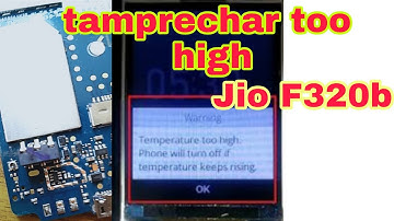 Jio F320b 🌡️तापमान अधिक हे  problem kese tik kare|| temperature too high