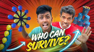 Rapid-Fire Balloon Pop Challenge—No Time to Breathe! 🎯 | Who Can Survive? | ChallengeKings