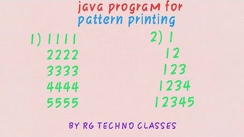 #computers #javaprogramming #java #icse #isc Class 10 icse |pattern printing | programs in java