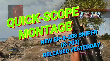 SP-R-208 SNIPER DAY 2 QUICK-SCOPE MONTAGE WARZONE AND MULTIPLAYER (R-700) NEW BROKEN SEASON 6 SNIPER