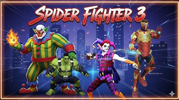 Spider fighter 3🕸️🕷️ spider  team v/s joker fighting (android gameplay)New update 😮😮😮😮 