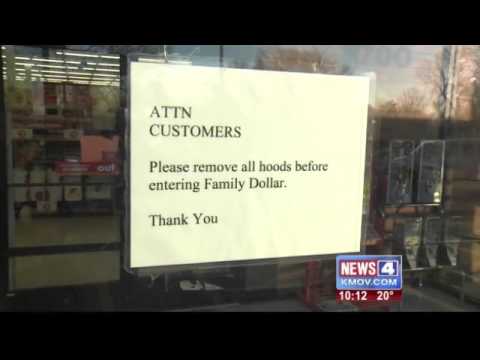 Some St. Louis Family Dollar Stores require customers to remove their hoods before entering