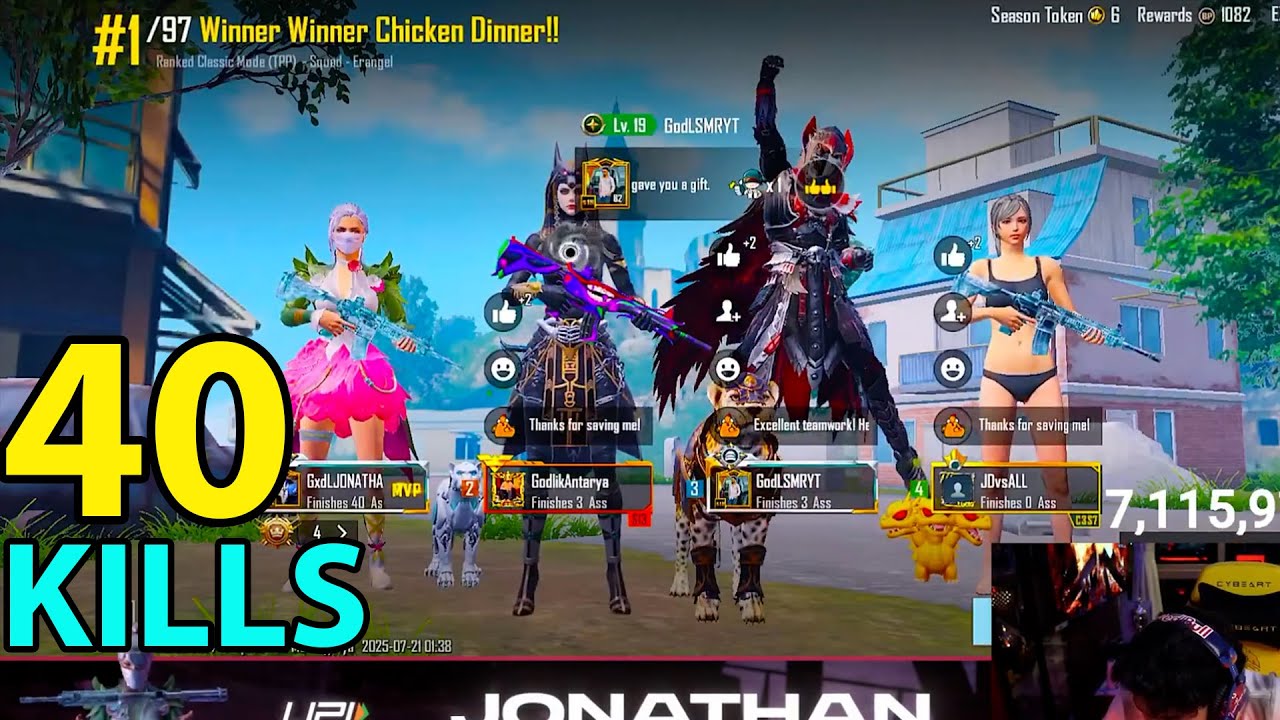 JONATHAN GAMING | 40 KILLS CHALLENGE GAMEPLAY WITH JONNY SET | JONATHAN GAMEPLAY