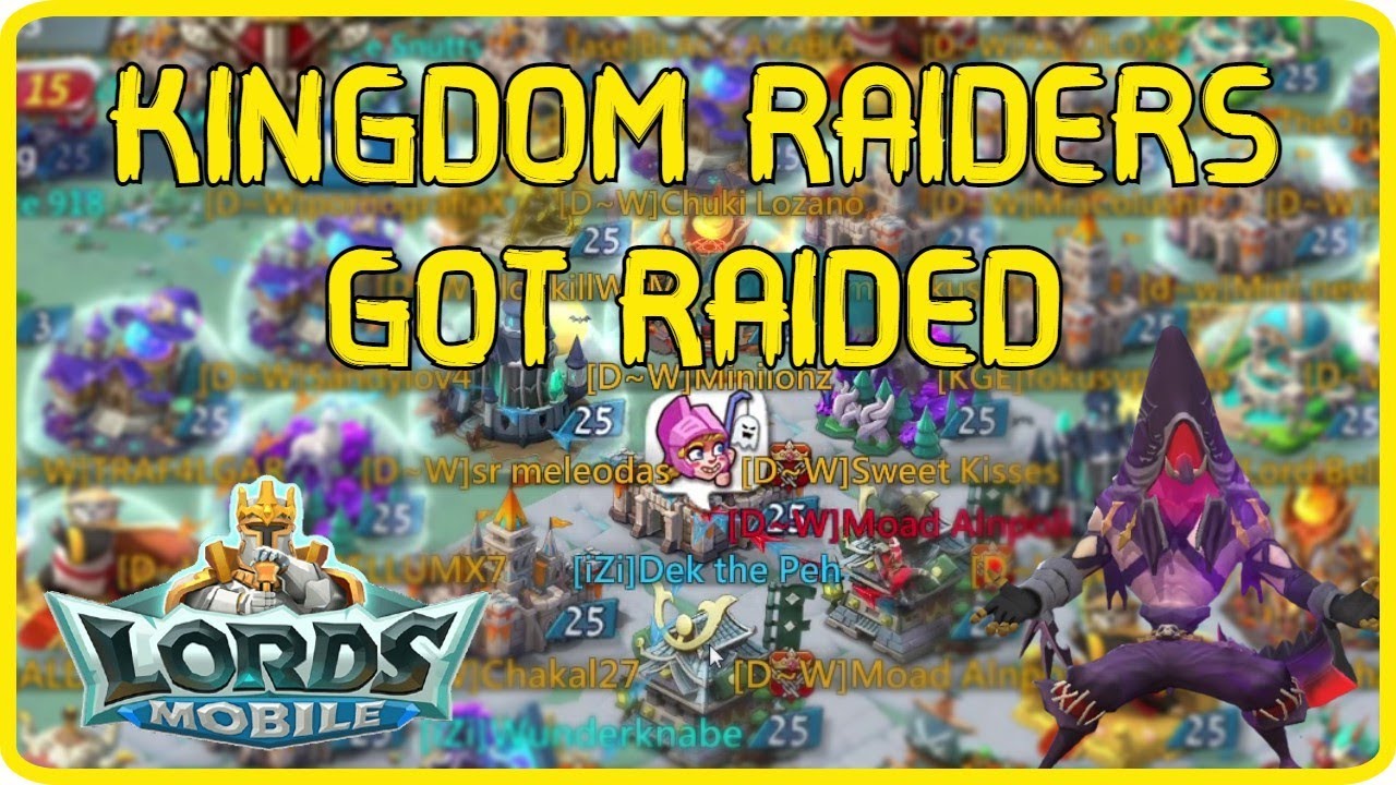 Lords Mobile Fight Of The War Guilds In Kingdom 981 - YouTube