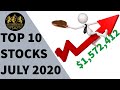 Top 10 Stocks July 2020