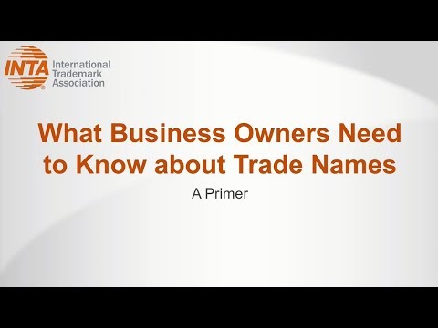 Trademarks Versus Trade Names