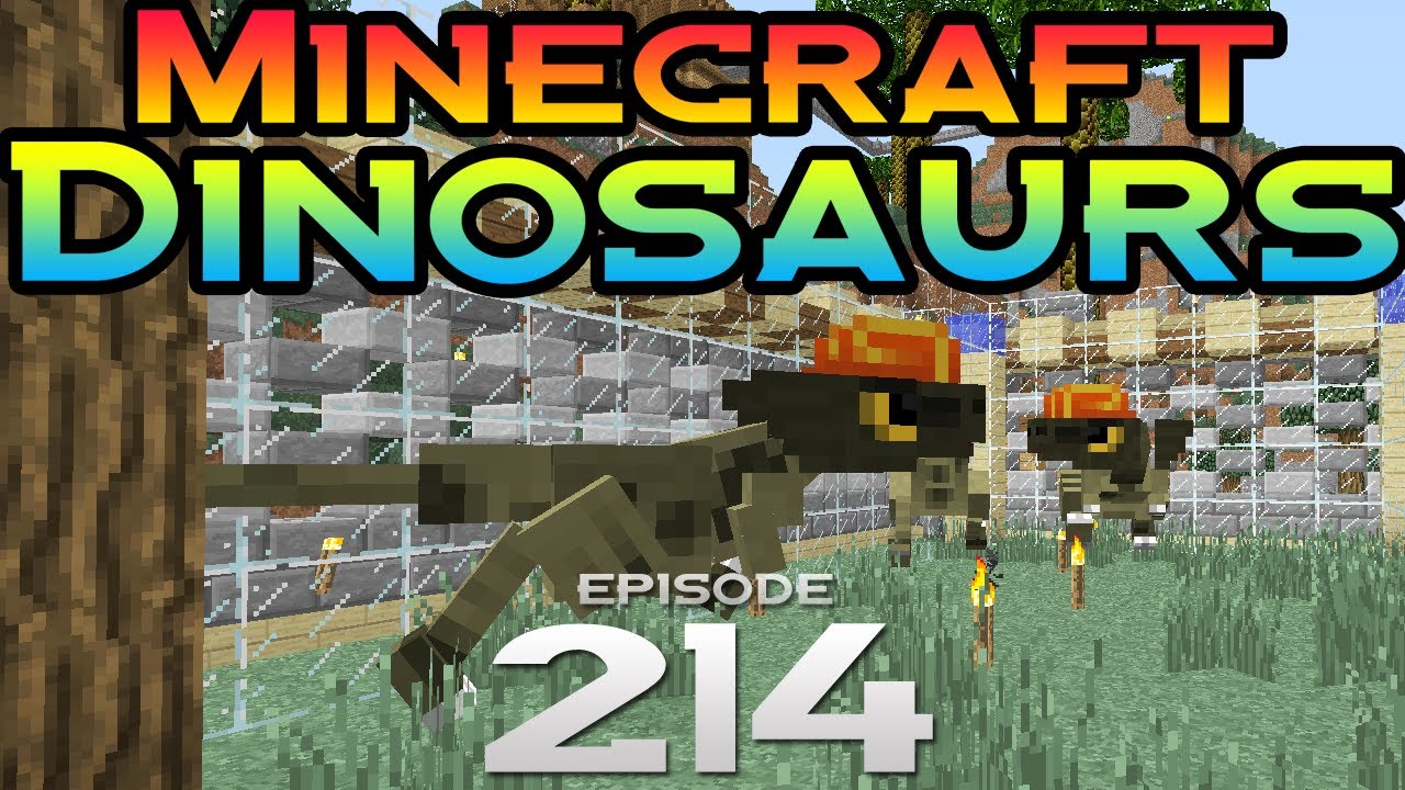 Minecraft Dinosaurs!  214  New version 1.6.4 - YouTube
