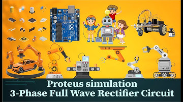 3-Phase Full-Wave Rectifier Using  Proteus #arduino#proteus #microcontroller #electrical #electronic