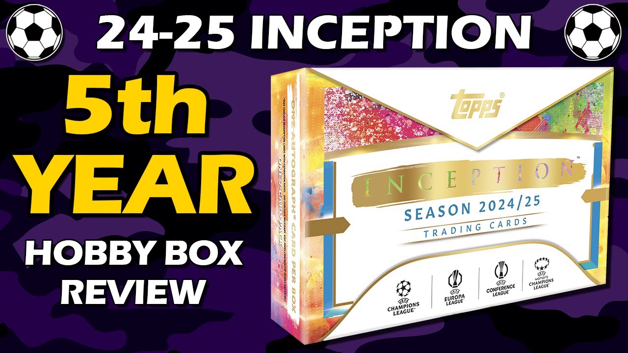 2024-25 Topps Inception UCC UEFA Hobby Box Soccer Review