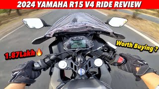 2024 Yamaha R15 V4 Ride Review | Is it a good commuter in 150cc segment ?