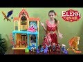 Elena of Avalor and Frozen Anna and Elsa Royal Visit Story with Elena of Avalor Castle and Princess