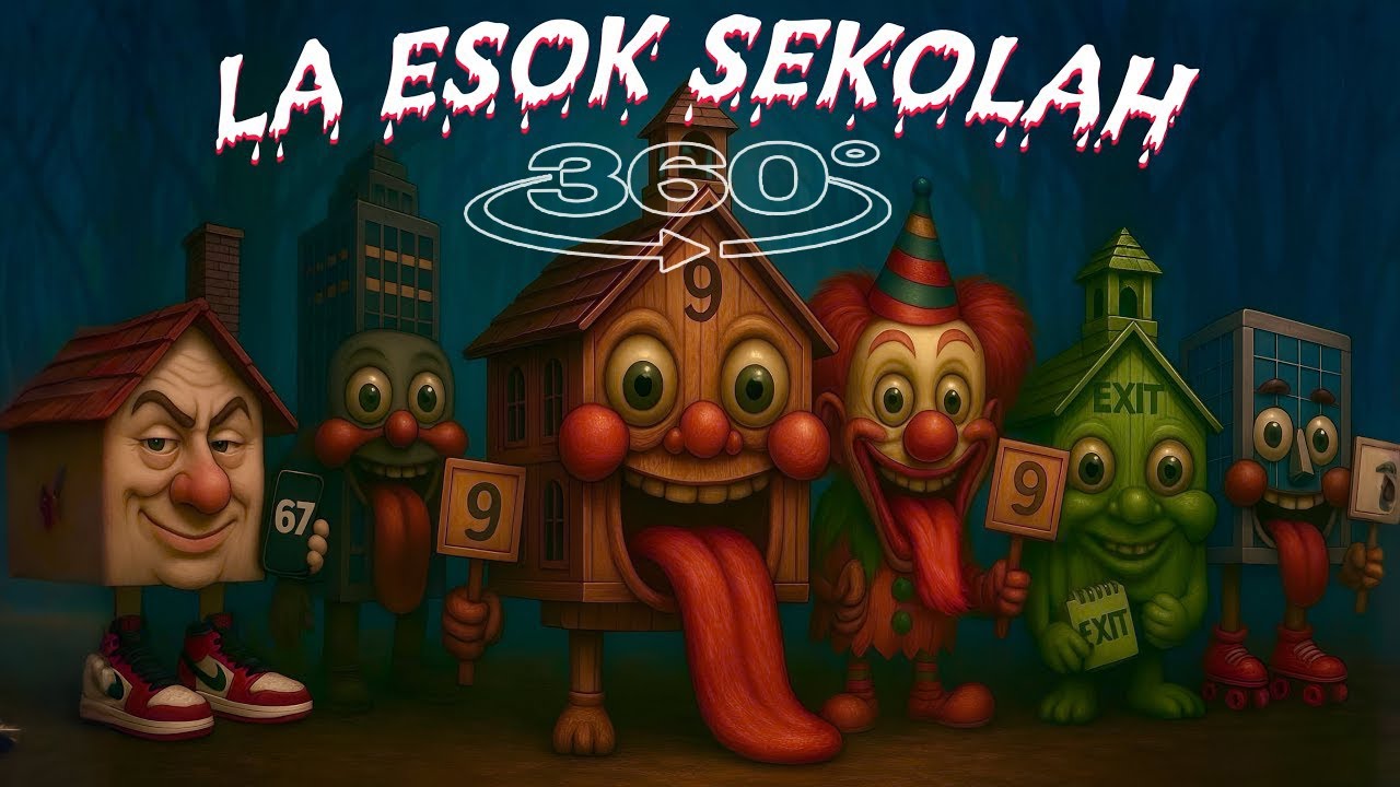 Все LA ESOK SEKOLAH Семья Итальянские мозговые животные Мем 360°