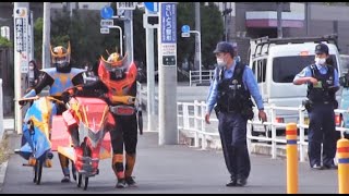 仮面ライダー龍騎のバイク作ったので乗ってたら職質された件【※バトルあり】Remake Masked Rider RYUKI parody『KAMEN RIDER DRAGON KNIGHT』