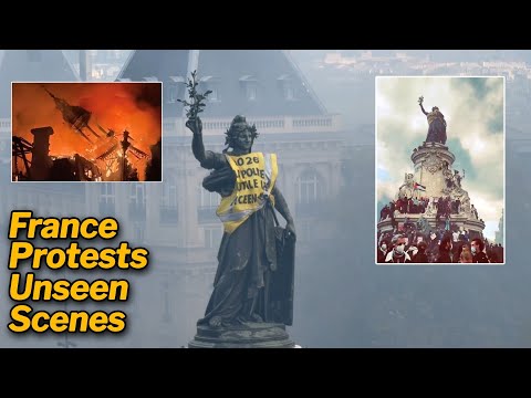 Video Unseen scenes of France protests and reason behind latest riots