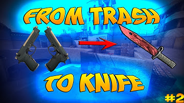 CS:GO Trading: From (0.03$) Trash To Knife (+100$)  Episode 2